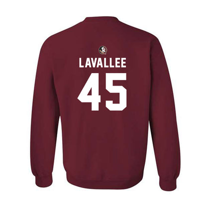 FSU - NCAA Football : Noah LaVallee - Sports Shersey Crewneck Sweatshirt-1