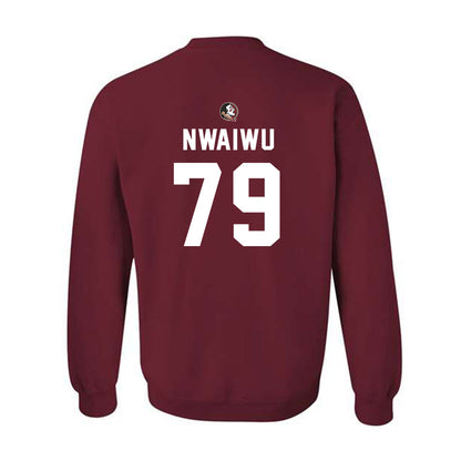 FSU - NCAA Football : Chimdia Nwaiwu - Sports Shersey Crewneck Sweatshirt-1
