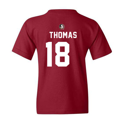 FSU - NCAA Football : Landen Thomas - Youth T-Shirt