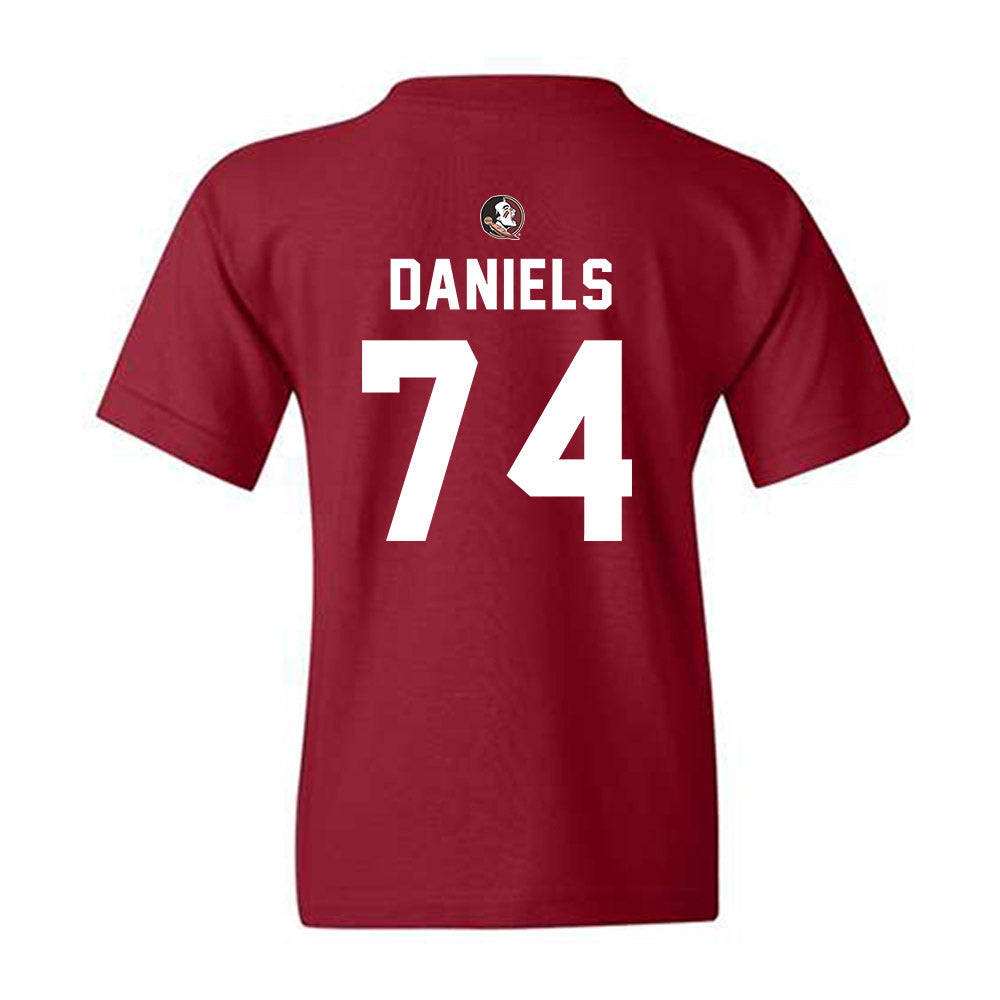 FSU - NCAA Football : Jonathan Daniels - Sports Shersey Youth T-Shirt-1