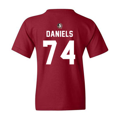 FSU - NCAA Football : Jonathan Daniels - Sports Shersey Youth T-Shirt-1