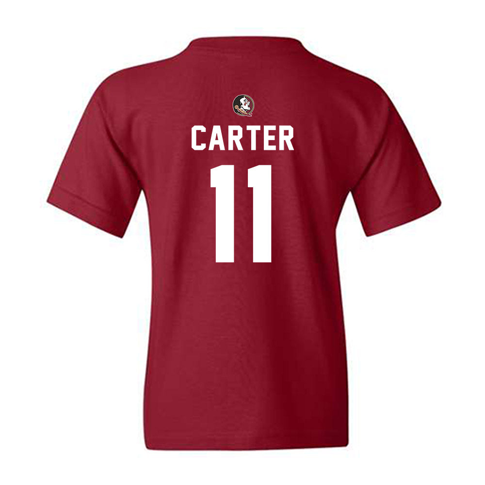 FSU - NCAA Football : Devin Carter - Sports Shersey Youth T-Shirt-1