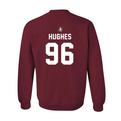 FSU - NCAA Football : Daniel Hughes - Sports Shersey Crewneck Sweatshirt-1
