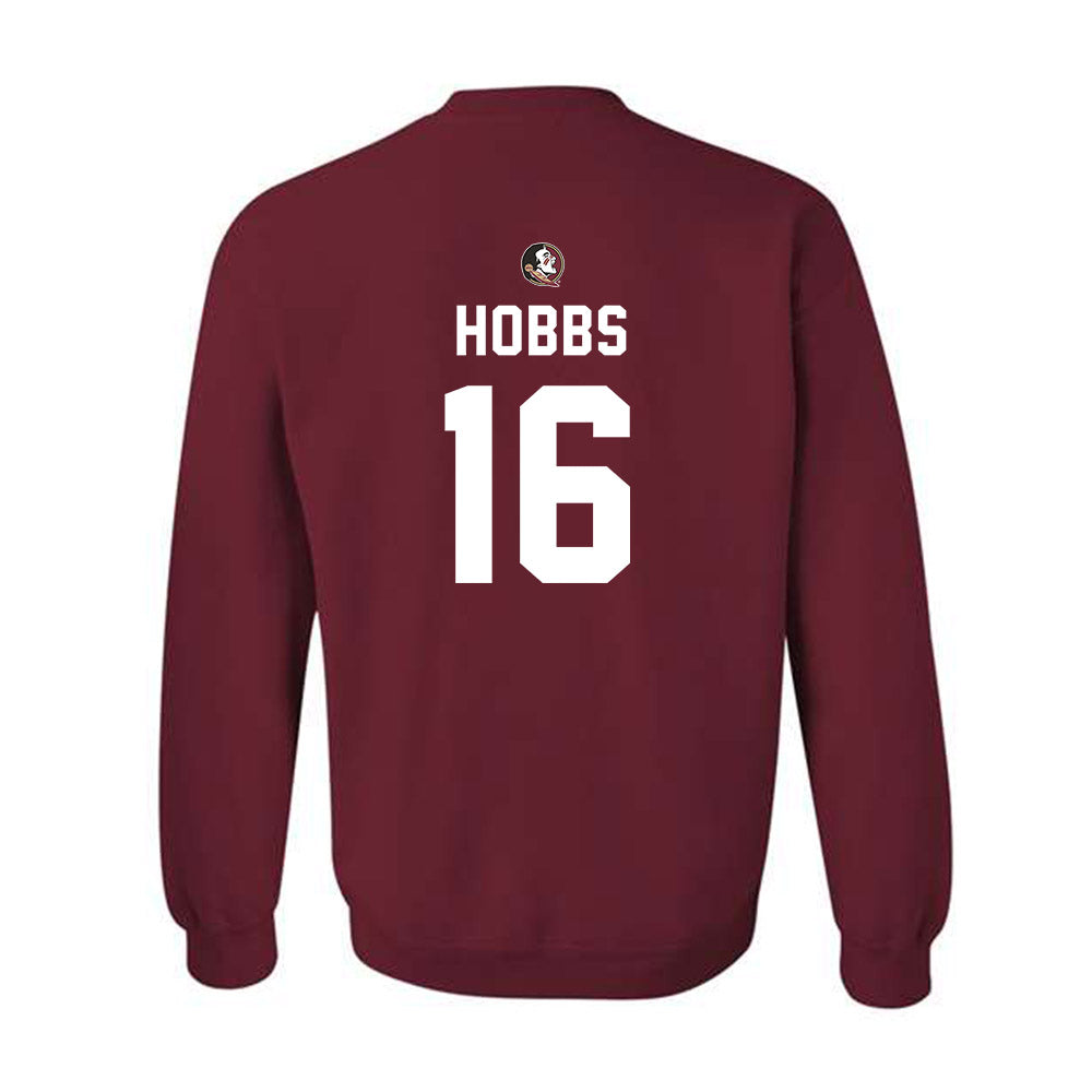 FSU - NCAA Football : Karson Hobbs - Sports Shersey Crewneck Sweatshirt-1