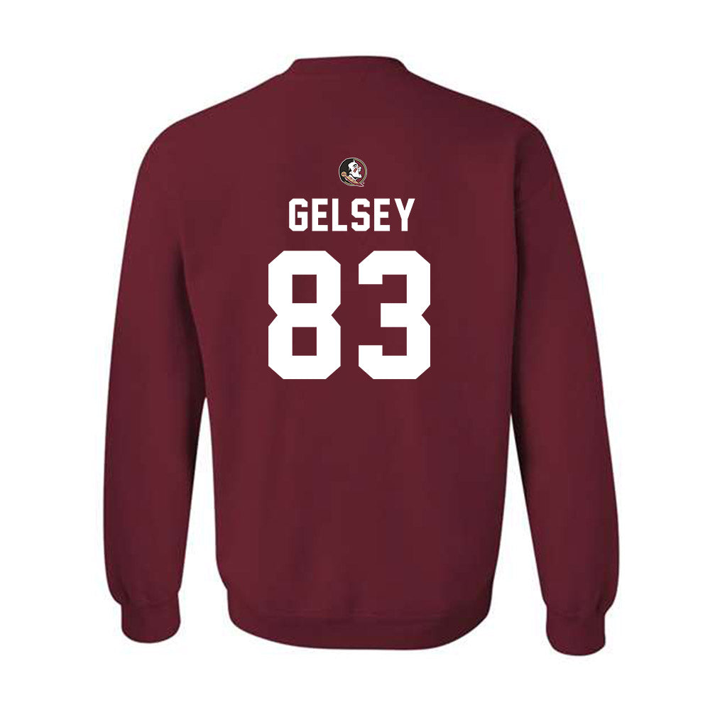 FSU - NCAA Football : Tae'Shaun Gelsey - Sports Shersey Crewneck Sweatshirt-1