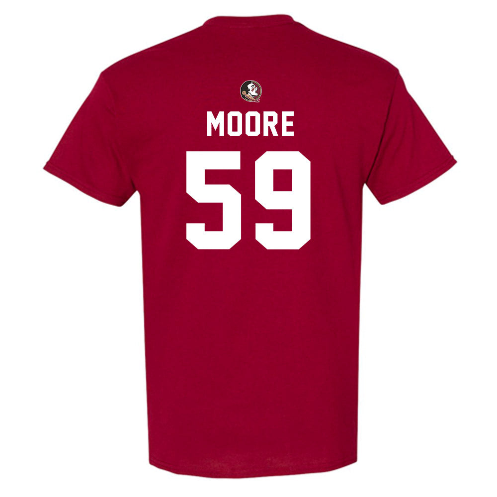FSU - NCAA Football : Steven Moore - Sports Shersey T-Shirt-1