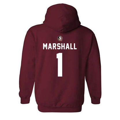 FSU - NCAA Football : Malachi Marshall - Sports Shersey Hooded Sweatshirt-1