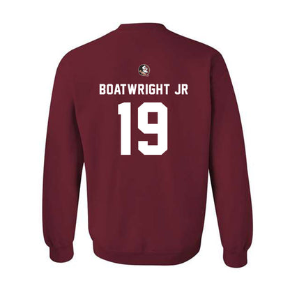 FSU - NCAA Football : Jarvis Boatwright Jr - Sports Shersey Crewneck Sweatshirt-1