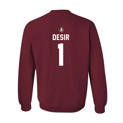 FSU - NCAA Football : Darryll Desir - Sports Shersey Crewneck Sweatshirt-1