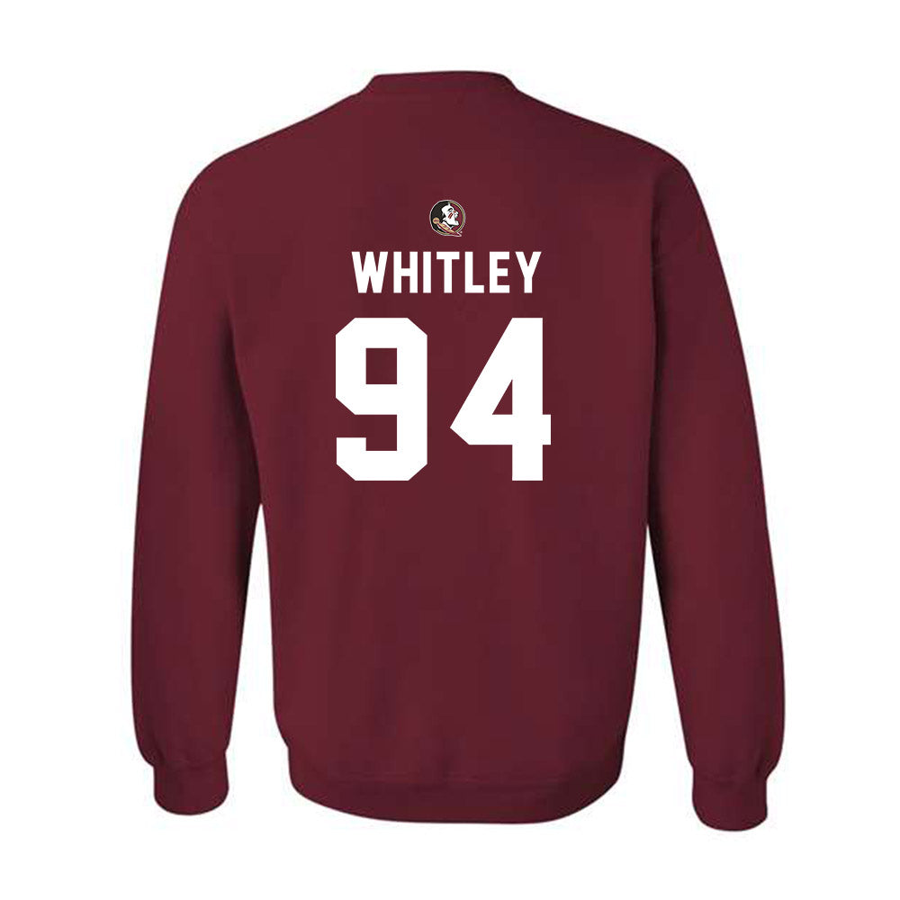 FSU - NCAA Football : Franklin Whitley - Sports Shersey Crewneck Sweatshirt-1