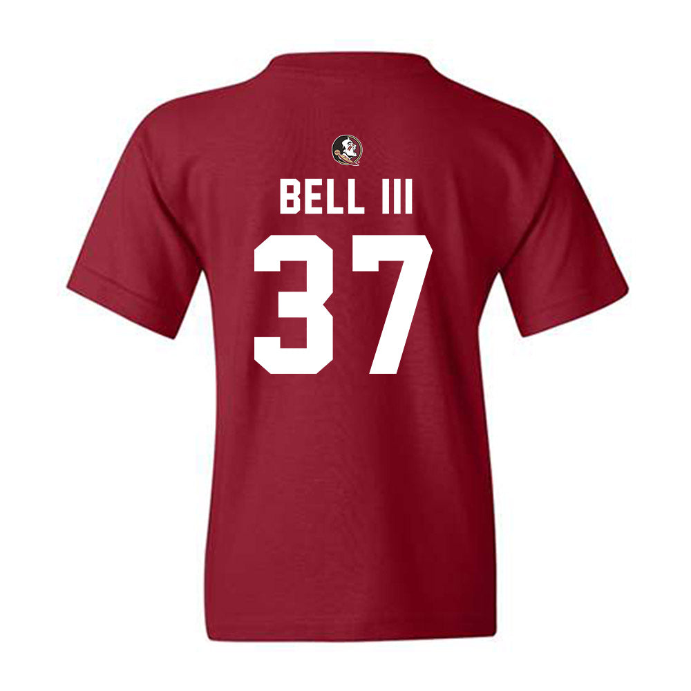 FSU - NCAA Football : Tre Bell III - Sports Shersey Youth T-Shirt-1