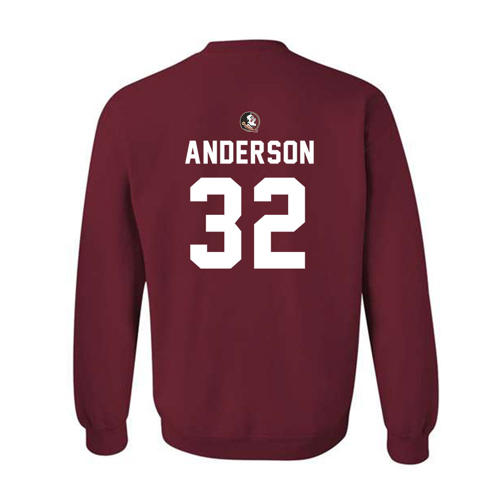 FSU - NCAA Football : Jalen Anderson - Sports Shersey Crewneck Sweatshirt-1