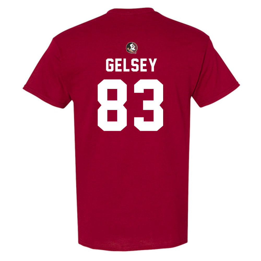 FSU - NCAA Football : Tae'Shaun Gelsey - Sports Shersey T-Shirt-1