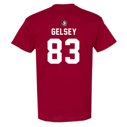 FSU - NCAA Football : Tae'Shaun Gelsey - Sports Shersey T-Shirt-1