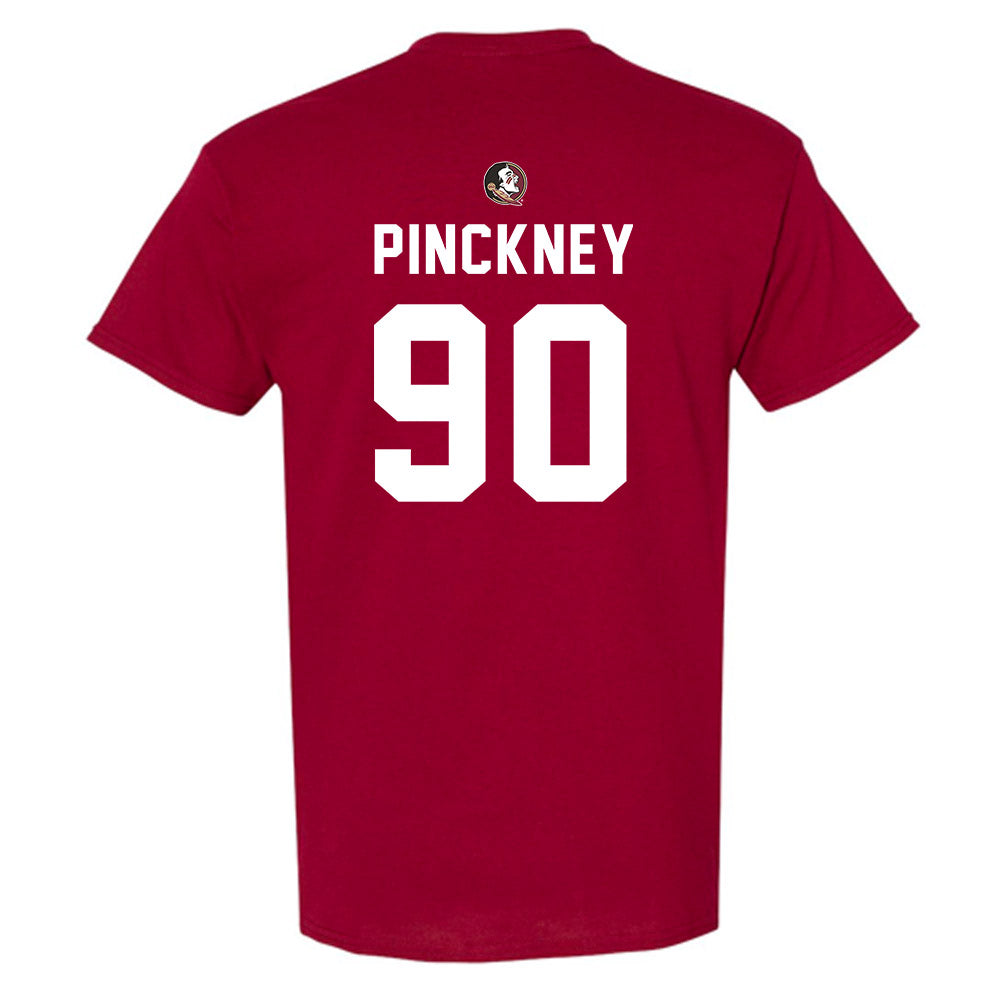 FSU - NCAA Football : Jaemin Pinckney - Sports Shersey T-Shirt-1