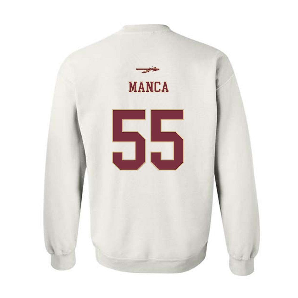 FSU - NCAA Baseball : Payton Manca - Sports Shersey Crewneck Sweatshirt-1