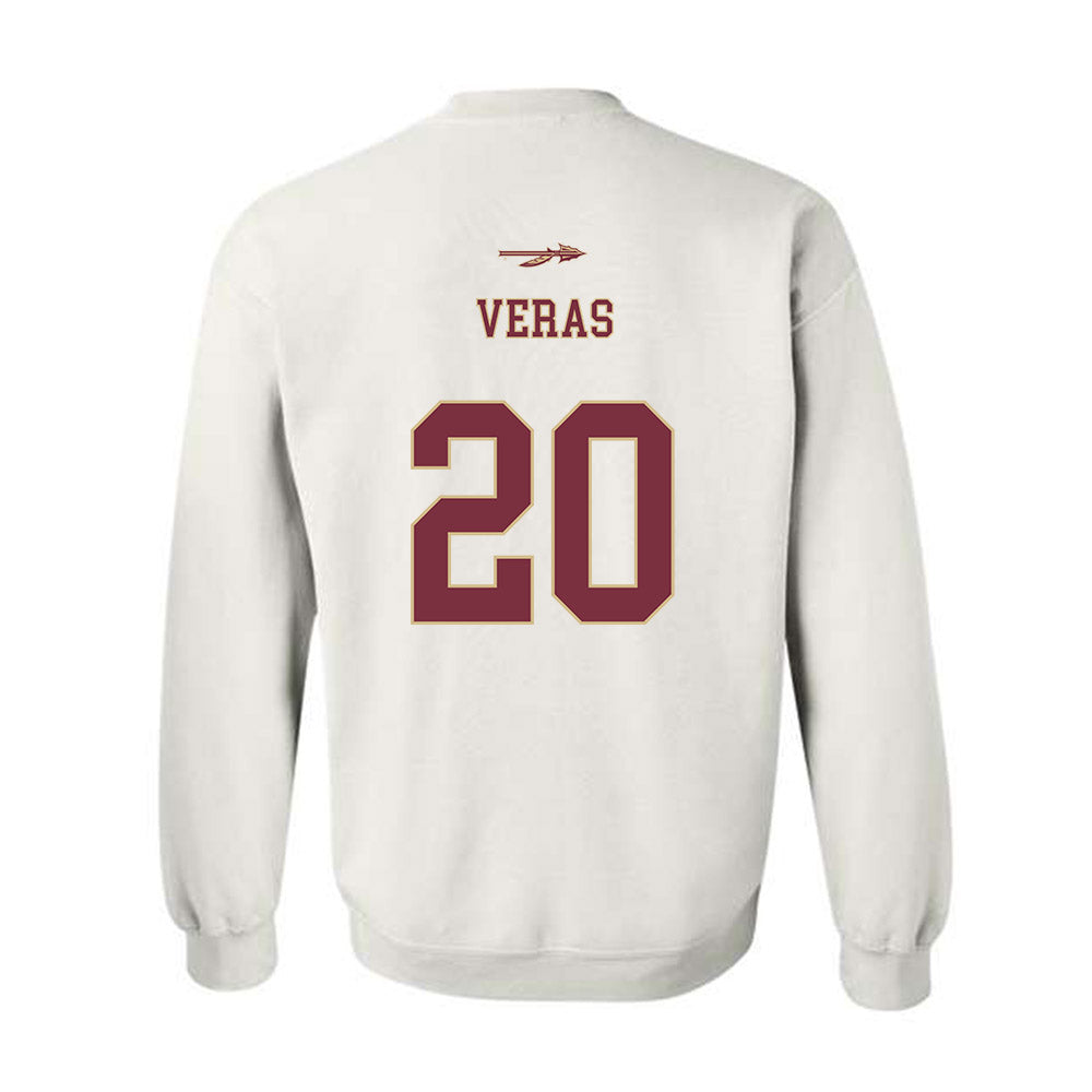 FSU - NCAA Baseball : Genson Veras - Sports Shersey Crewneck Sweatshirt-1