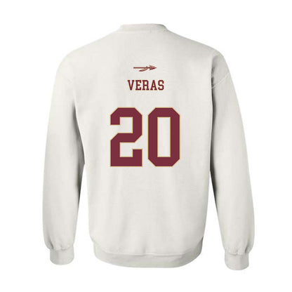 FSU - NCAA Baseball : Genson Veras - Sports Shersey Crewneck Sweatshirt-1