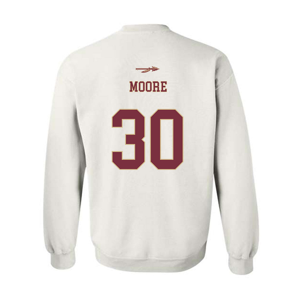 FSU - NCAA Baseball : Bryson Moore - Sports Shersey Crewneck Sweatshirt-1
