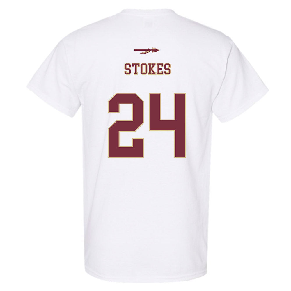 FSU - NCAA Baseball : Cole Stokes - Sports Shersey T-Shirt-1