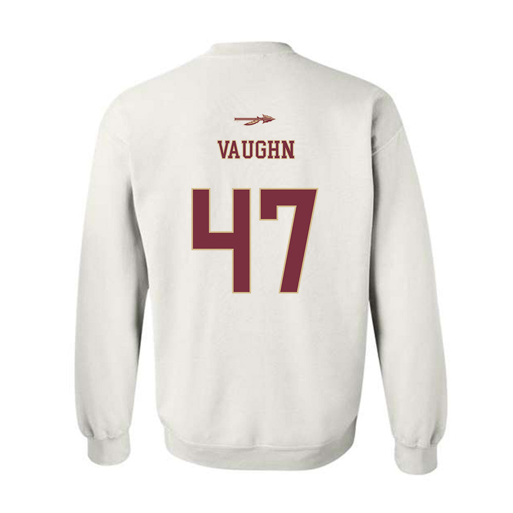 FSU - NCAA Baseball : Rhett Vaughn - Sports Shersey Crewneck Sweatshirt-1