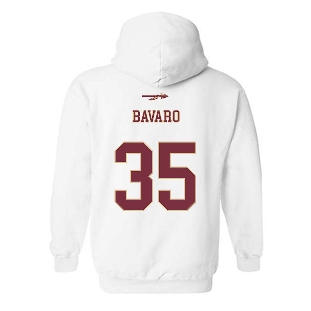 FSU - NCAA Baseball : Will Bavaro - Sports Shersey Hooded Sweatshirt-1