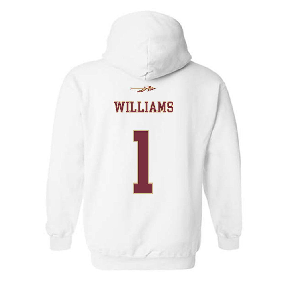 FSU - NCAA Baseball : Chase Williams - Sports Shersey Hooded Sweatshirt-1