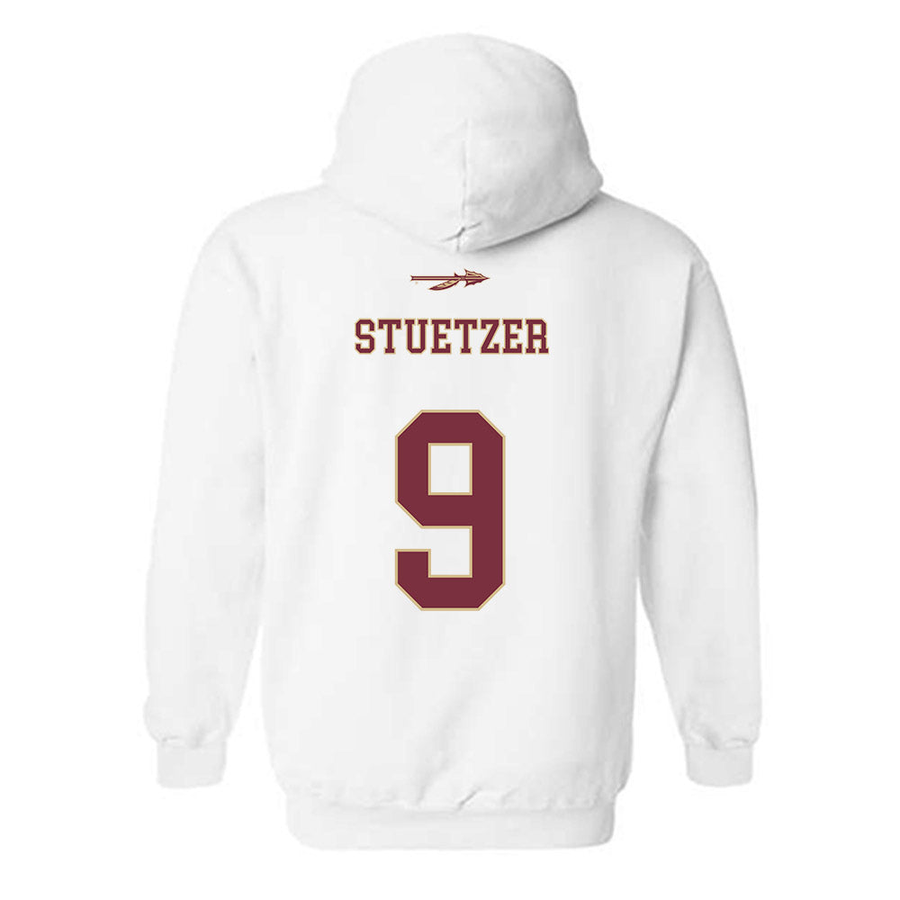 FSU - NCAA Baseball : John Stuetzer - Sports Shersey Hooded Sweatshirt-1