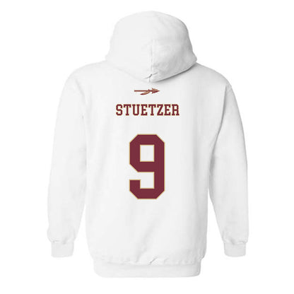 FSU - NCAA Baseball : John Stuetzer - Sports Shersey Hooded Sweatshirt-1