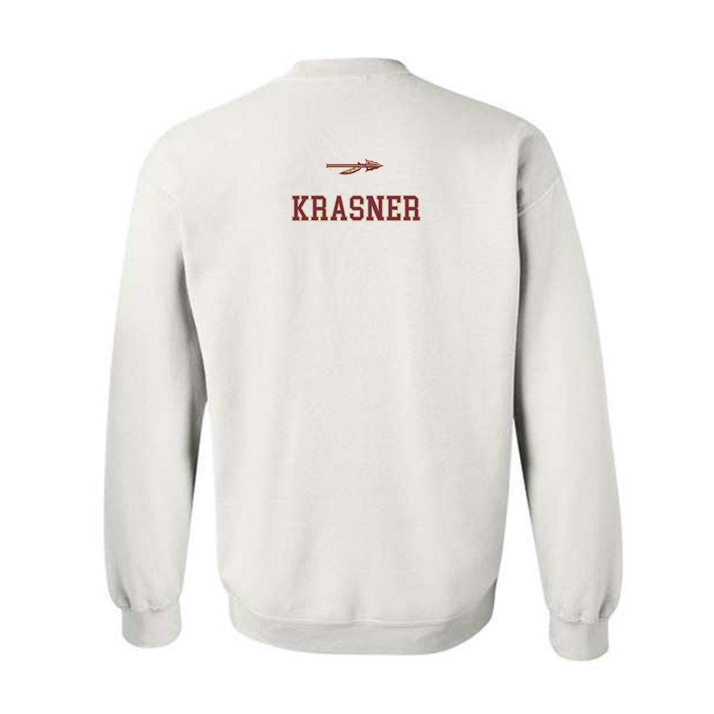 FSU - NCAA Baseball : Spencer Krasner - Sports Shersey Crewneck Sweatshirt-1