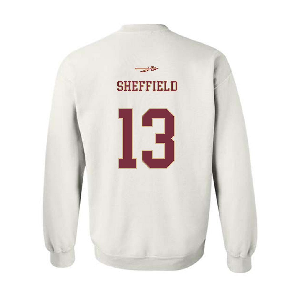 FSU - NCAA Baseball : Noah Sheffield - Sports Shersey Crewneck Sweatshirt
