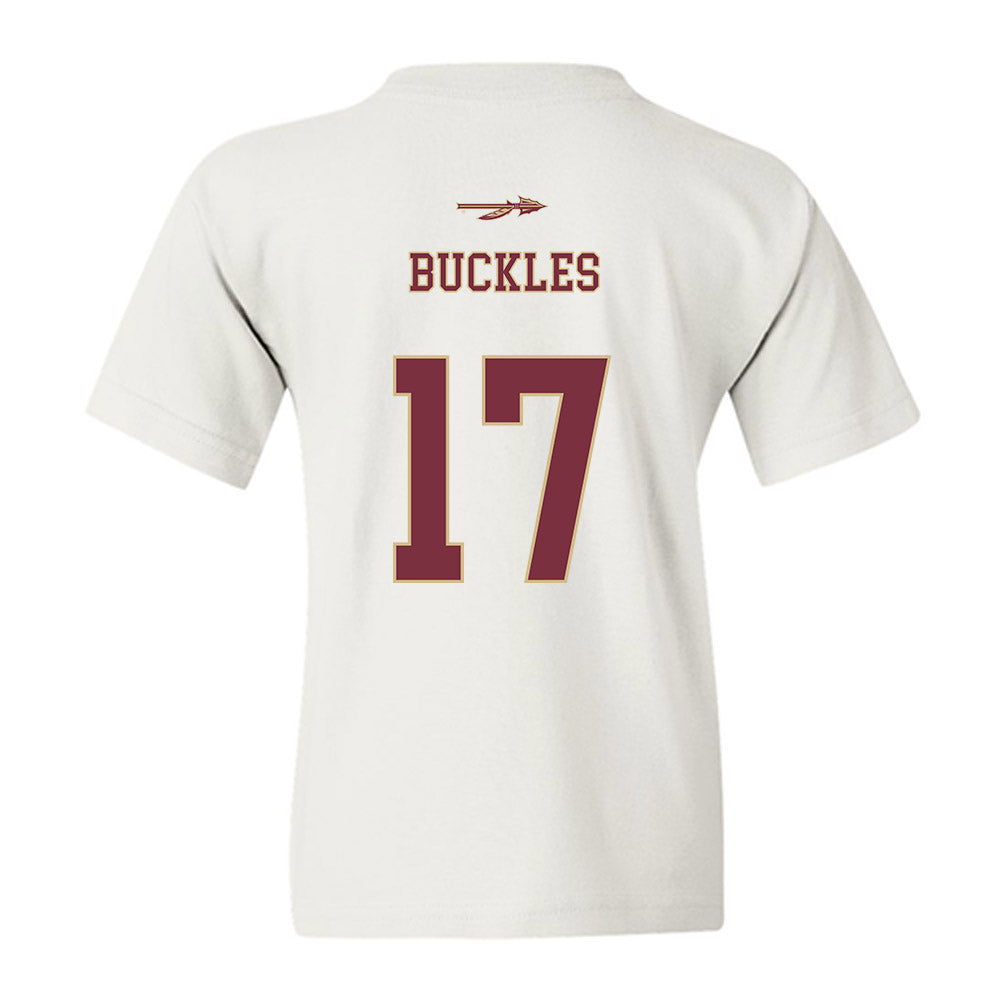 FSU - NCAA Baseball : Charlie Buckles - Sports Shersey Youth T-Shirt-1