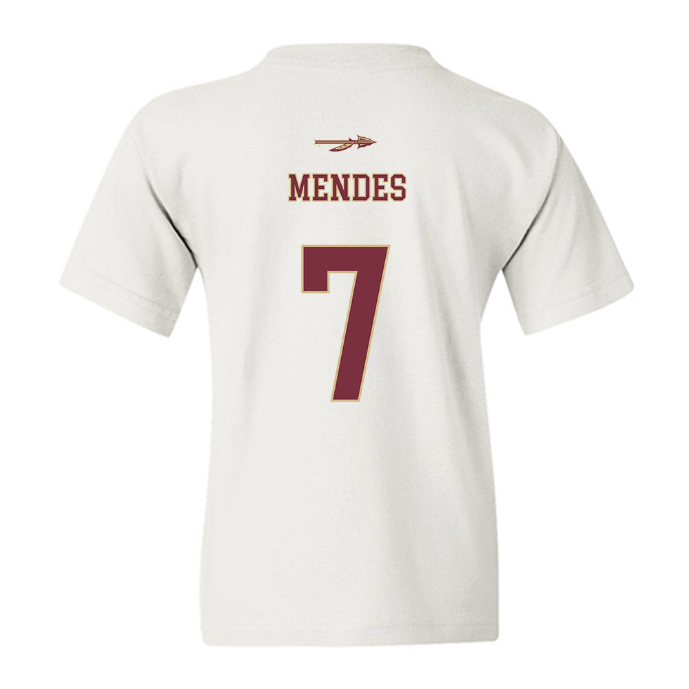 FSU - NCAA Baseball : Wes Mendes - Sports Shersey Youth T-Shirt-1