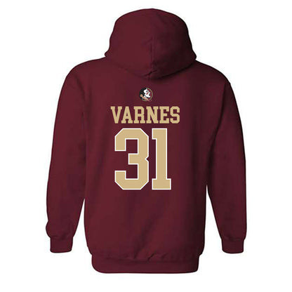FSU - NCAA Baseball : Braxton Varnes - Sports Shersey Hooded Sweatshirt-1