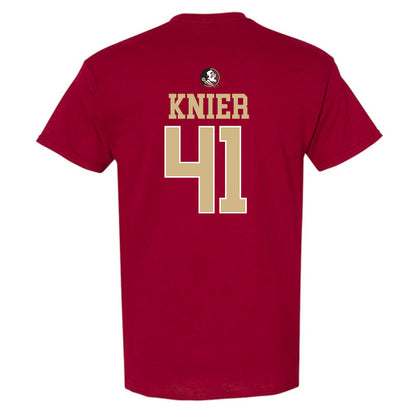 FSU - NCAA Baseball : Chris Knier - Sports Shersey T-Shirt-1