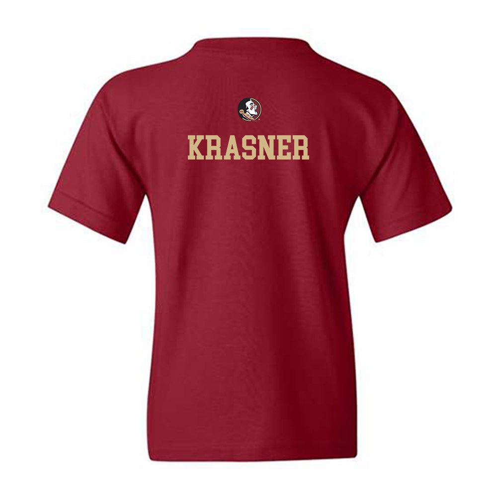 FSU - NCAA Baseball : Spencer Krasner - Sports Shersey Youth T-Shirt-1