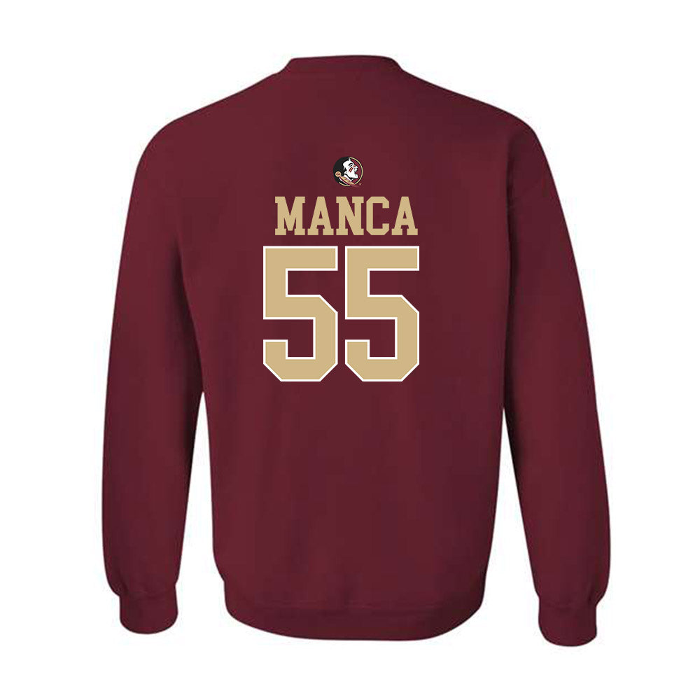 FSU - NCAA Baseball : Payton Manca - Sports Shersey Crewneck Sweatshirt-1