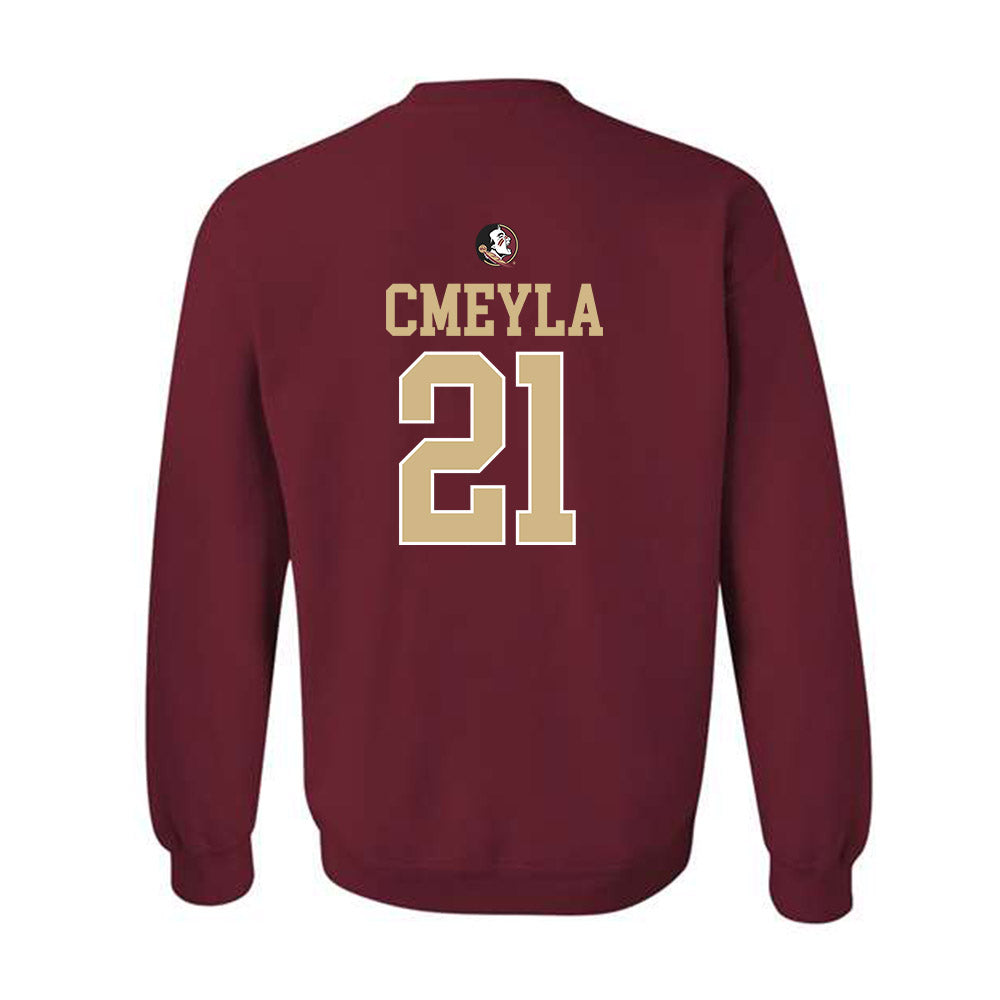 FSU - NCAA Baseball : Nathan Cmeyla - Sports Shersey Crewneck Sweatshirt-1