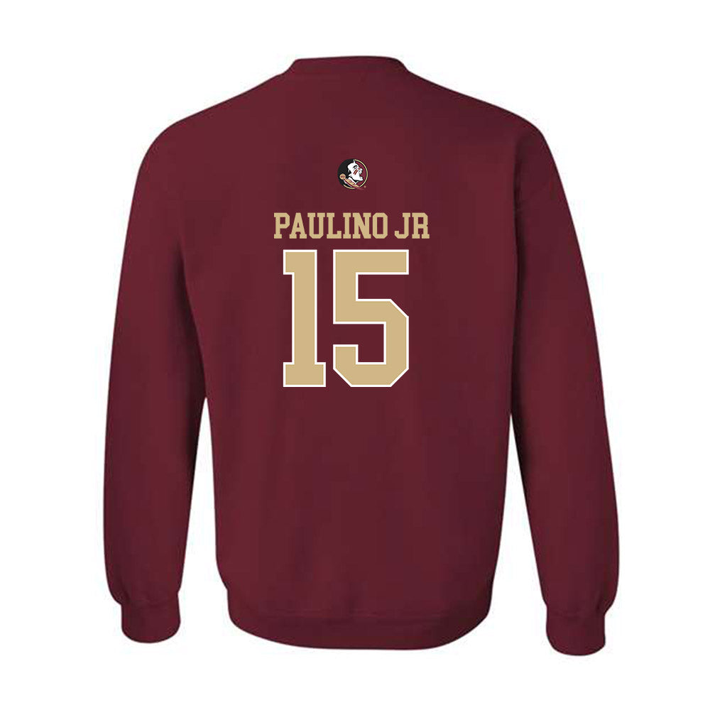 FSU - NCAA Baseball : Kelvyn Paulino Jr - Sports Shersey Crewneck Sweatshirt-1