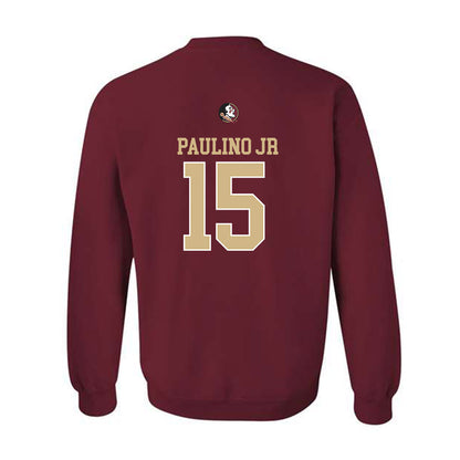 FSU - NCAA Baseball : Kelvyn Paulino Jr - Sports Shersey Crewneck Sweatshirt-1
