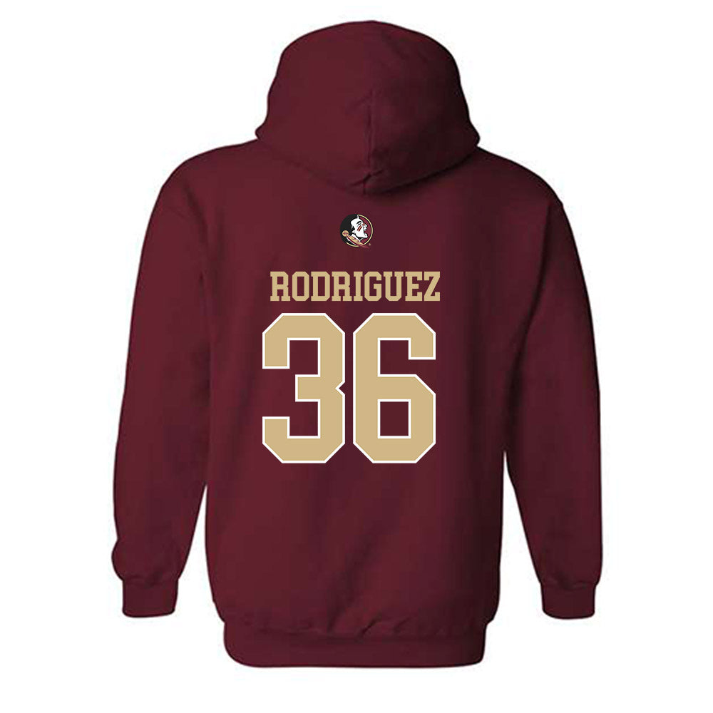 FSU - NCAA Baseball : Mookie Rodriguez - Sports Shersey Hooded Sweatshirt-1
