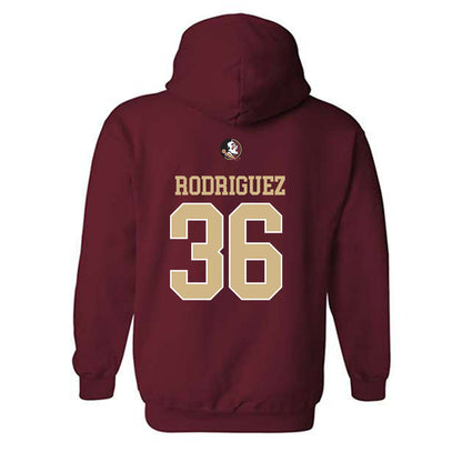 FSU - NCAA Baseball : Mookie Rodriguez - Sports Shersey Hooded Sweatshirt-1
