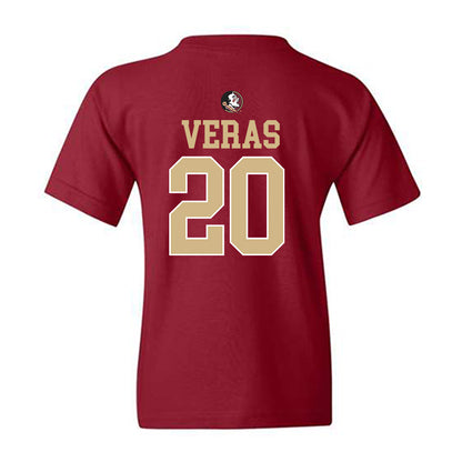 FSU - NCAA Baseball : Genson Veras - Sports Shersey Youth T-Shirt-1