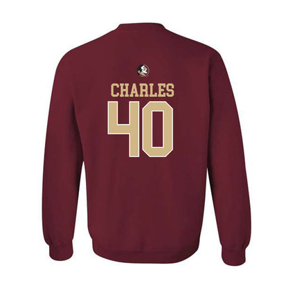 FSU - NCAA Baseball : Joseph Charles - Sports Shersey Crewneck Sweatshirt-1
