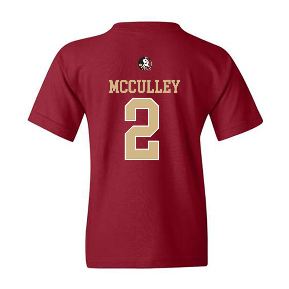 FSU - NCAA Baseball : Carter McCulley - Sports Shersey Youth T-Shirt-1