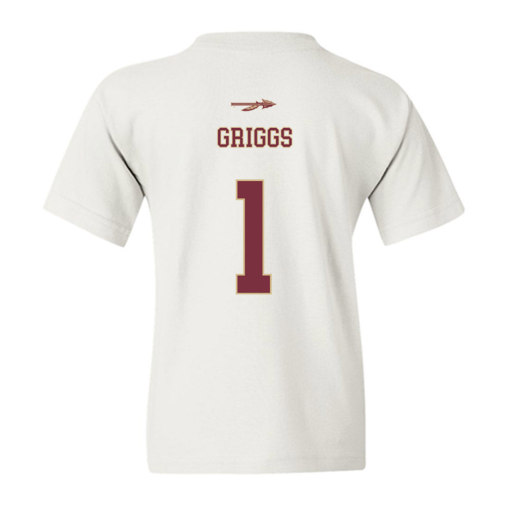FSU - NCAA Softball : Hayley Griggs - Sports Shersey Youth T-Shirt-1