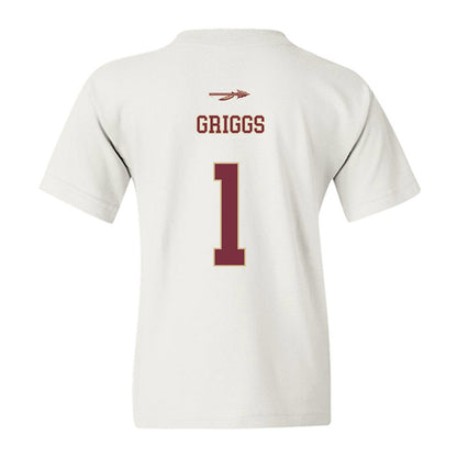 FSU - NCAA Softball : Hayley Griggs - Sports Shersey Youth T-Shirt-1
