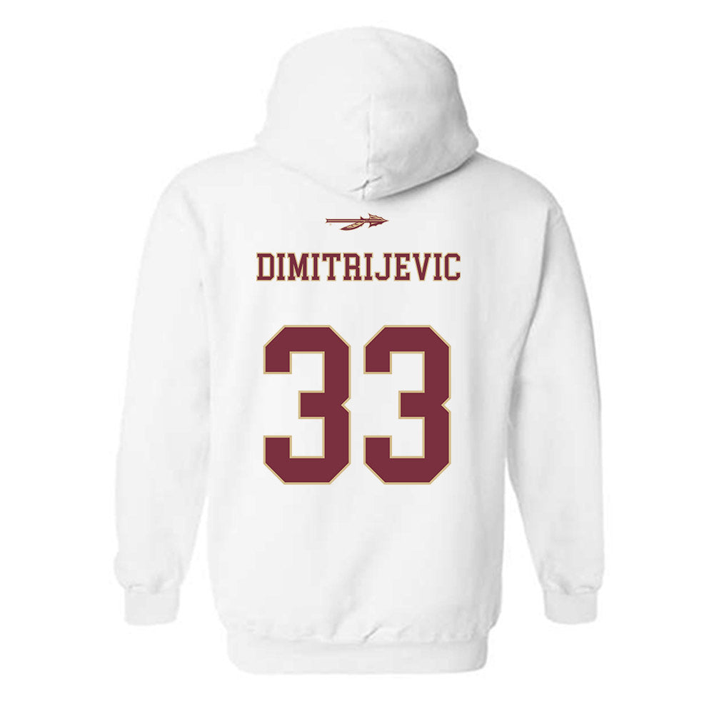 FSU - NCAA Softball : Bella Dimitrijevic - Sports Shersey Hooded Sweatshirt-1
