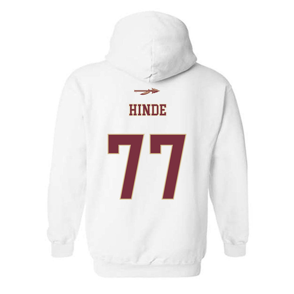 FSU - NCAA Softball : Anna Hinde - Sports Shersey Hooded Sweatshirt-1