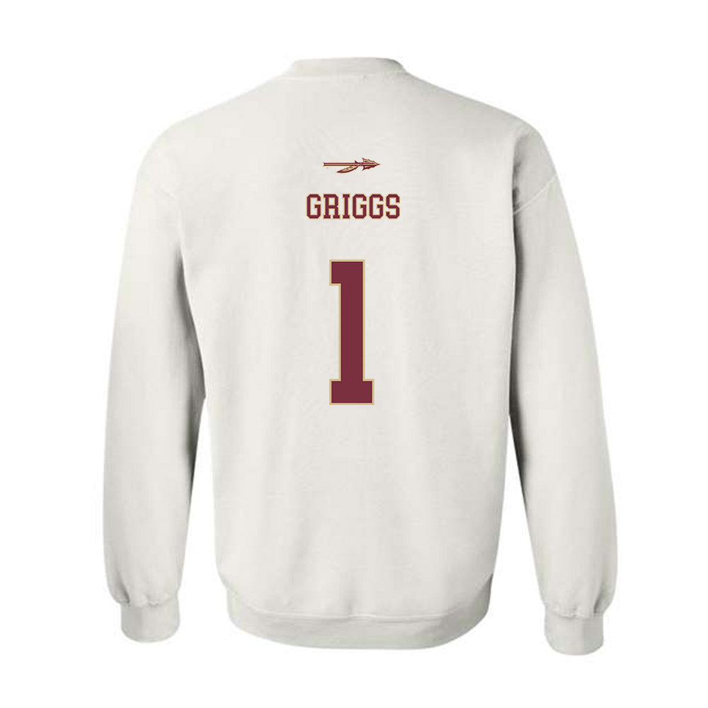 FSU - NCAA Softball : Hayley Griggs - Sports Shersey Crewneck Sweatshirt-1